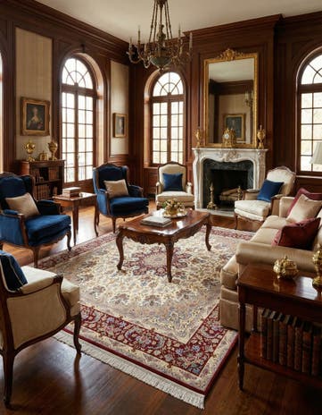 8' 3 x 8' 3 Isfahan Square Rug