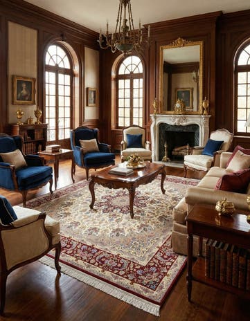 8' 3 x 8' 3 Isfahan Square Rug