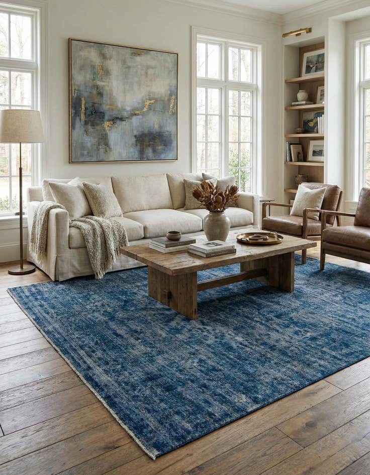 Detail image of 9' 2 x 11' 9  Hand Knotted Ultra Vintage Persian Wool Rug