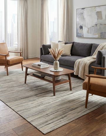 5' 1 x 8' 2 Cowhide - Patchwork Rug