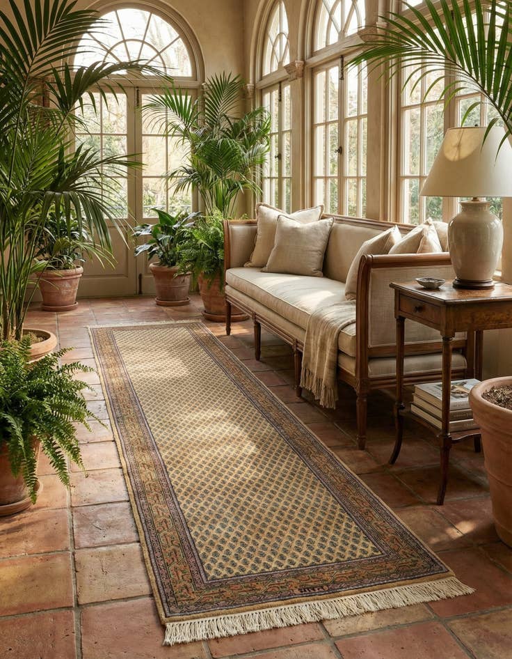 Detail image of 2' 8 x 11' 5 Mir Wool Runner Rug