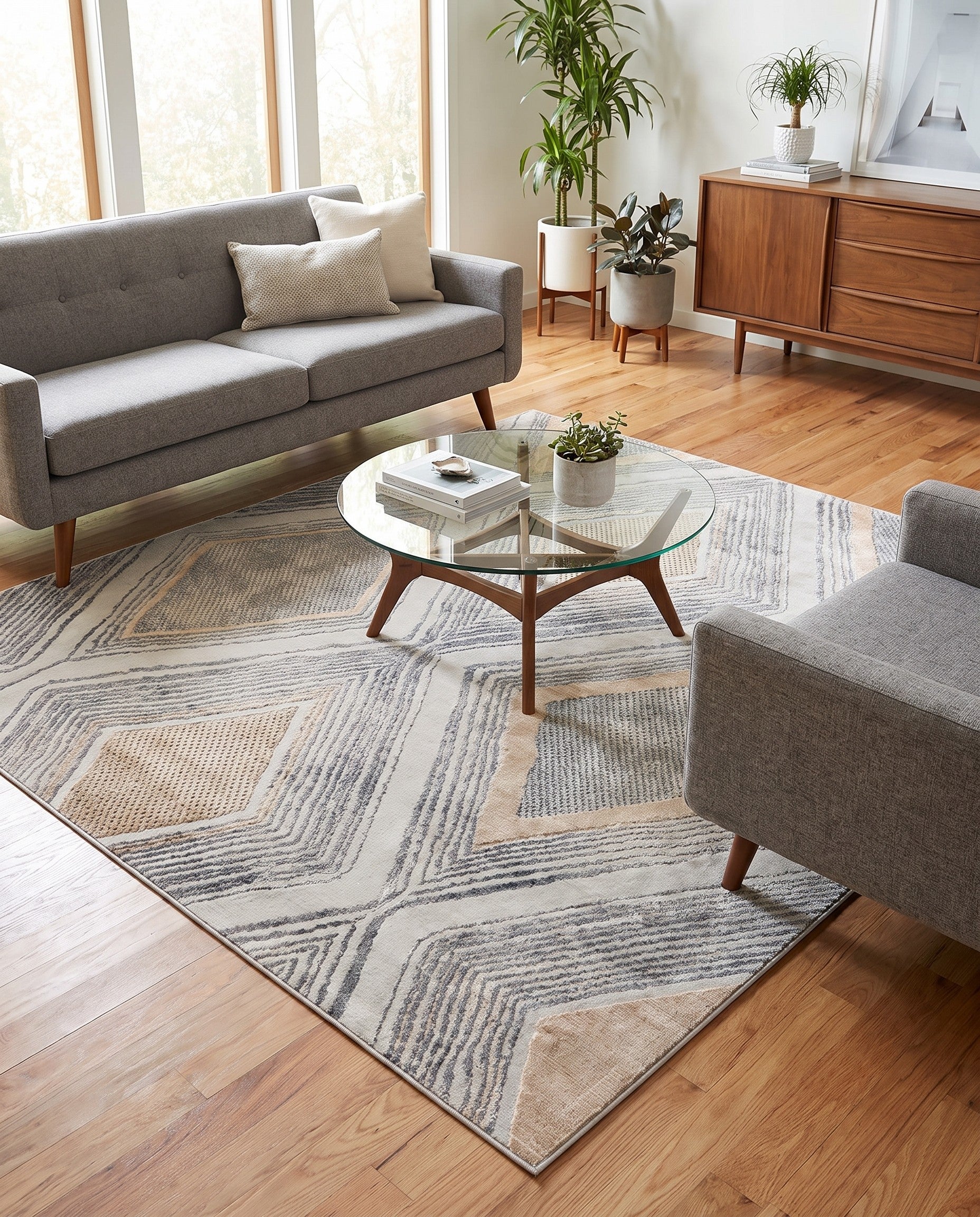 7' x 7' Caspian Square Rug