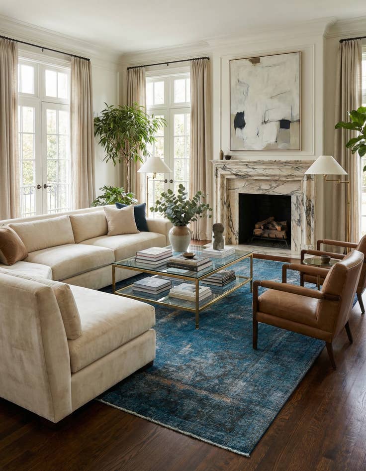 Detail image of 9' 10 x 12' 7  Hand Knotted Ultra Vintage Persian Wool Rug