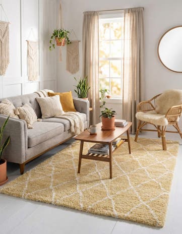 5' x 8' Moroccan Shag Rug