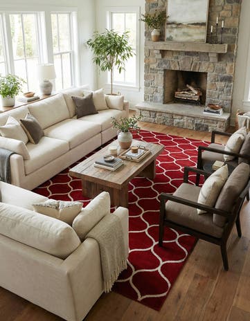 10' x 14' Trellis Frieze Rug
