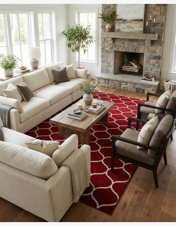 10' x 14' Trellis Frieze Rug