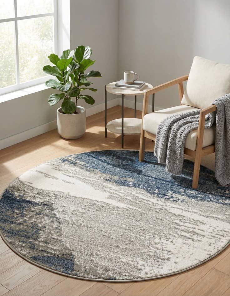 Detail image of 4' x 4' Oslo Round Rug