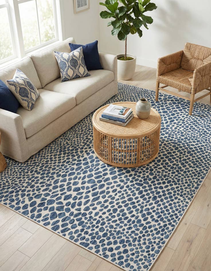 Detail image of  7' x 10'  Washable Jill Zarin Cape Town Indoor / Outdoor Rug