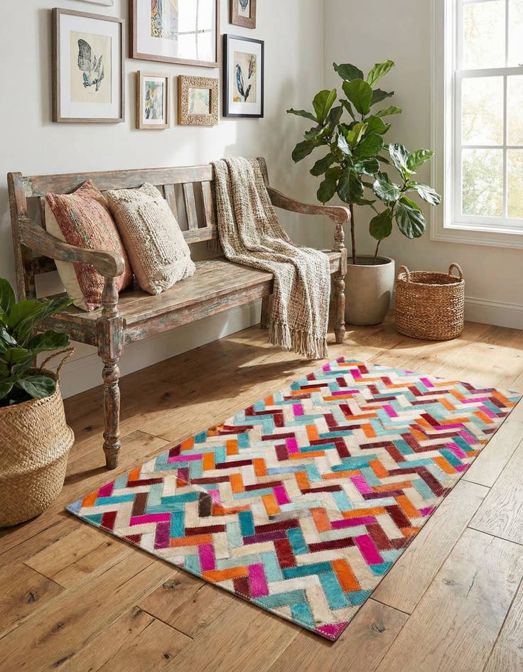 Detail image of  2' x 3' Cowhide Rug