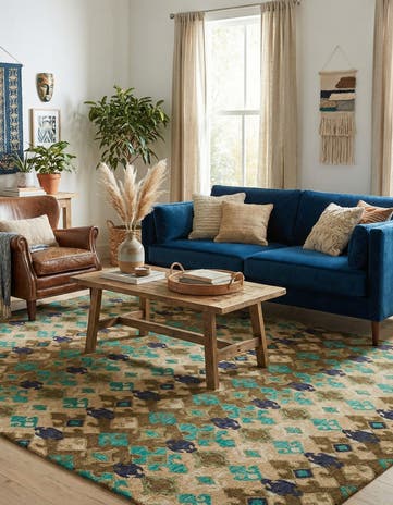 8' x 9' 10 Luna Wool Rug