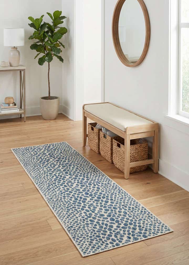 2' x 7' Easy-Clean Jill Zarin Cape Town Indoor / Outdoor Runner Rug