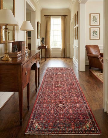 3' 7 x 10' 10 Hamedan Runner Rug
