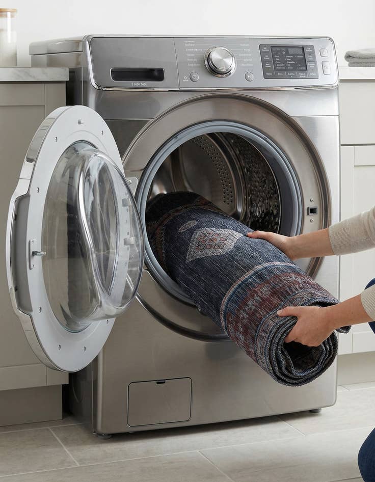 Detail image of  7' 10 x 7' 10  Washable Sisu Square Rug