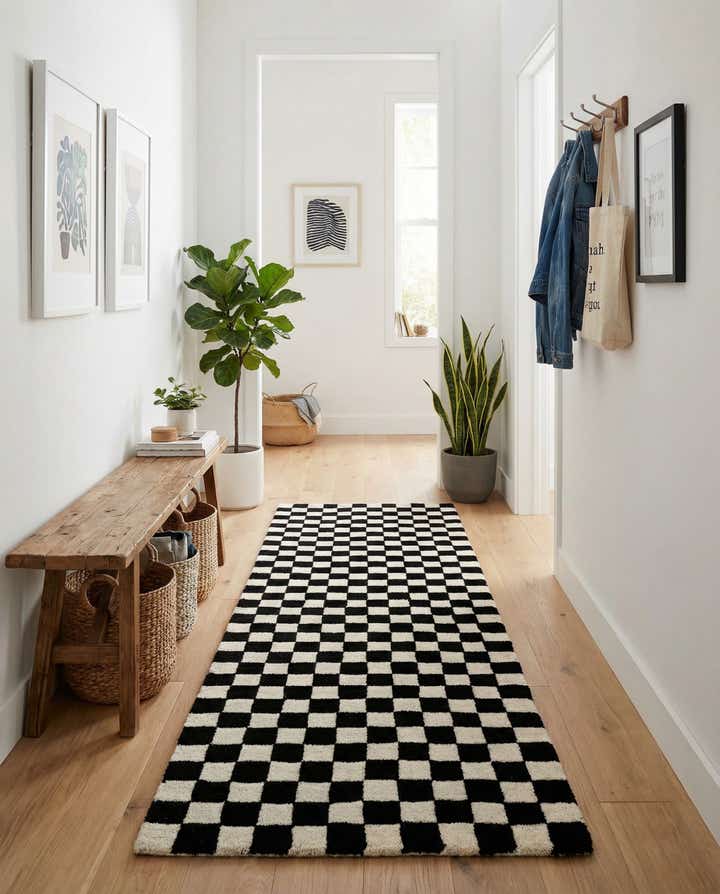 2' x 6' 1 Hand Tufted Wool Runner Rug