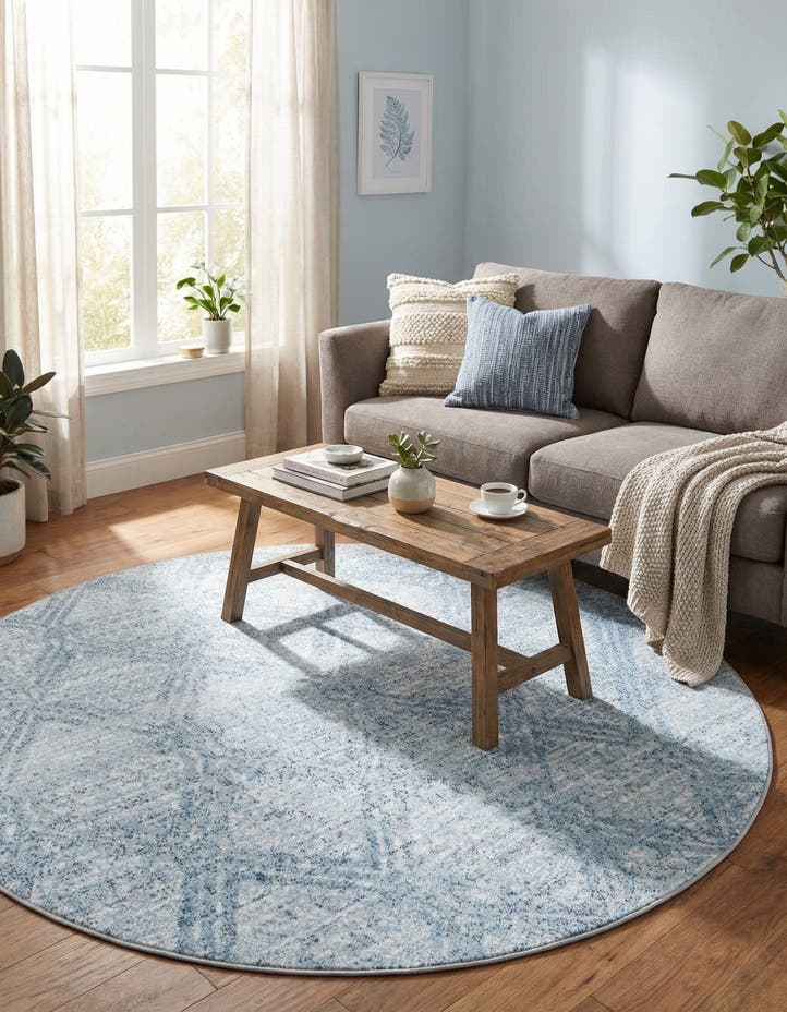 5' 3 x 5' 3 Kamala Washable Round Rug