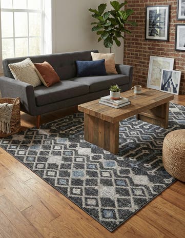 4' x 6' Eco Trellis Rug