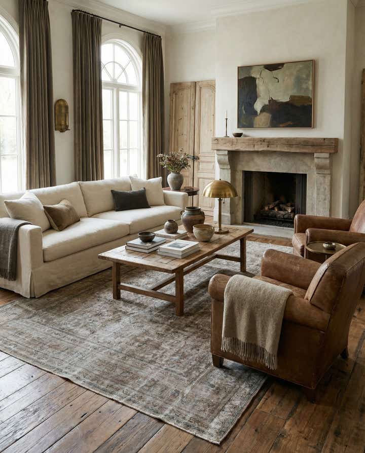 9' 6 x 12' 6 Hand Knotted Ultra Vintage Persian Wool Rug