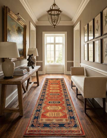 2' 8 x 11' 3 Luribaft Wool Runner Rug