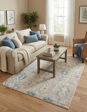 Dark Gray Victoria Rug