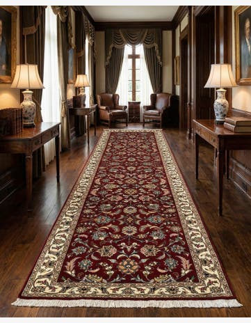 2' 9 x 9' 8 Tabriz Wool Runner Rug