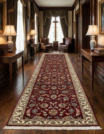 2' 9 x 9' 8 Tabriz Wool Runner Rug