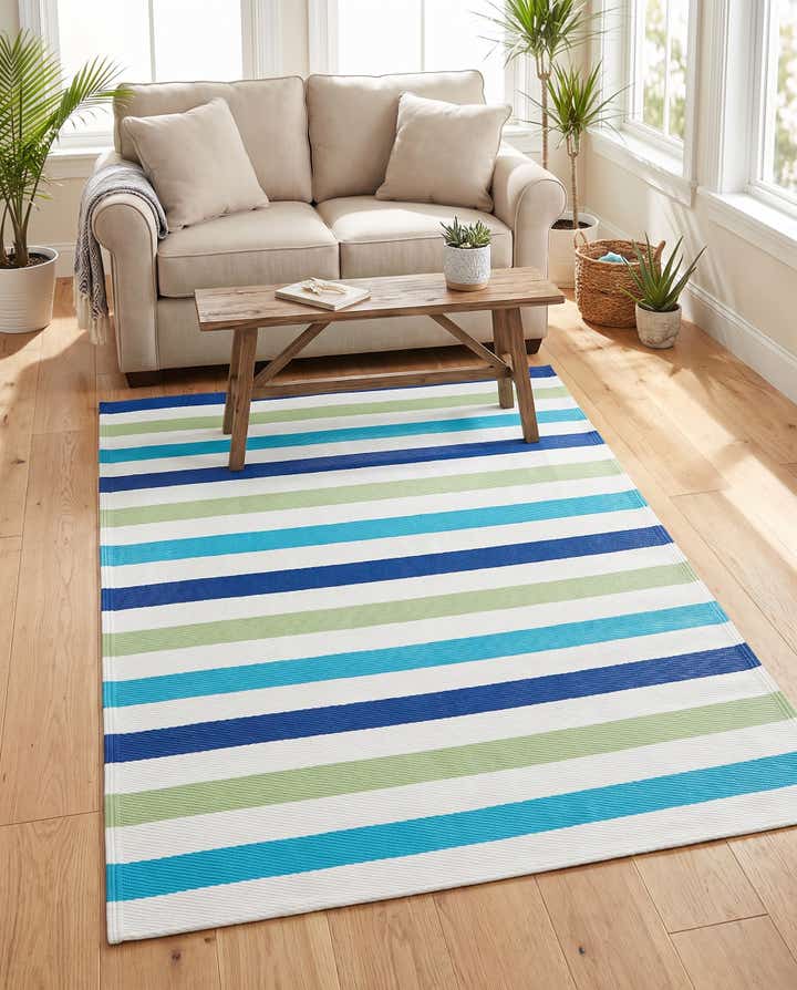 4' x 6' Easy-Clean Vista Breeze Indoor / Outdoor Rug