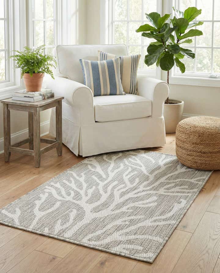 2' x 3' Easy-Clean Coastal Indoor / Outdoor Rug