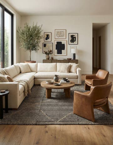 8' 7 x 11' 5 Hand Knotted Darya Wool Rug