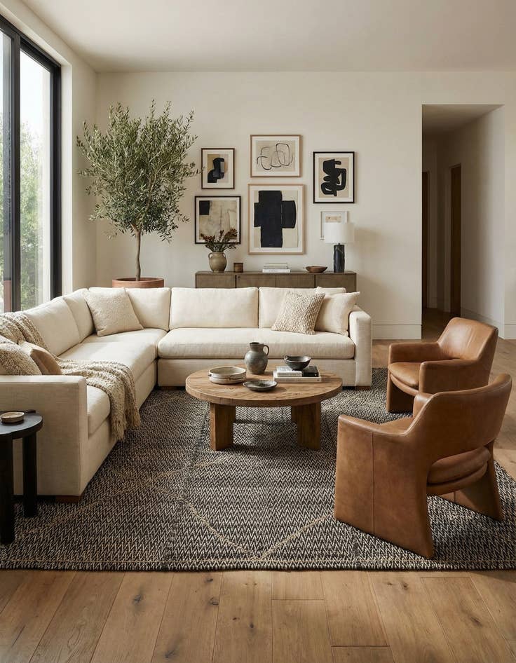 Detail image of  8' 7 x 11' 5  Hand Knotted Darya Wool Rug