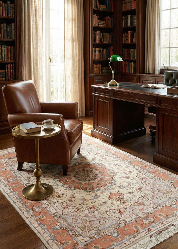 4' 11 x 7' Tabriz Rug