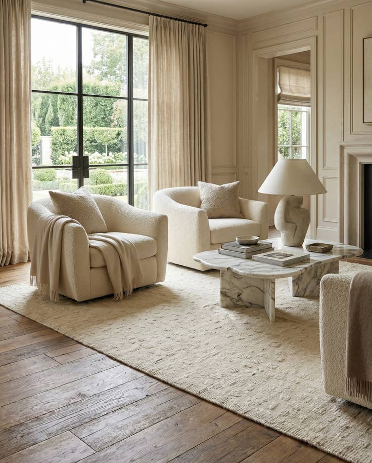 Detail image of 8' 11 x 12' 6 Hand Knotted Darya Wool Rug