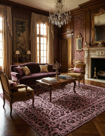 9' 4 x 10' 5 Vintage Royal Wool Rug
