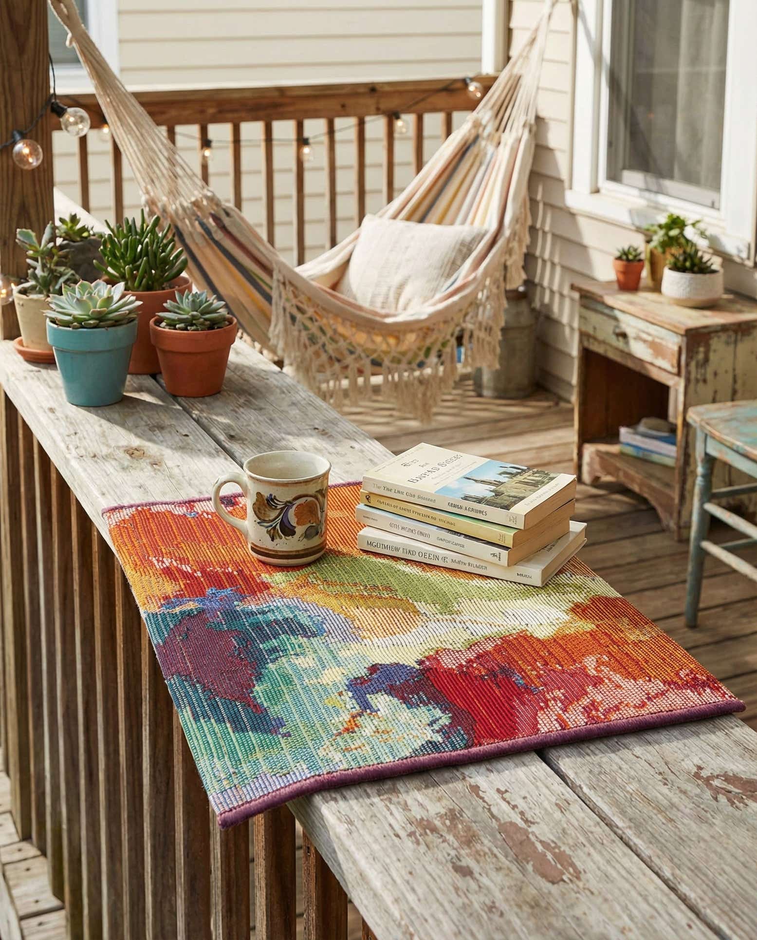 1' 4 x 1' 4 Easy-Clean Modern Indoor / Outdoor Sample Rug