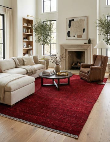 8' 9 x 12' 9 Hand Knotted Moroccan Wool Rug