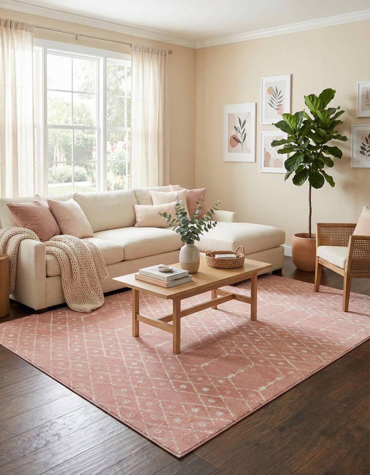 Detail image of 10' x 13' Paxon Trellis Rug