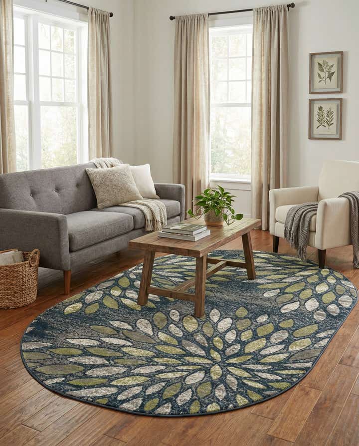 5' x 8' Charleston Oval Rug