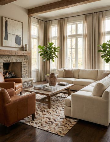5' x 8' Cowhide Rug