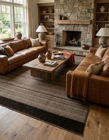 6' 6 x 9' 8 Gabbeh Rug