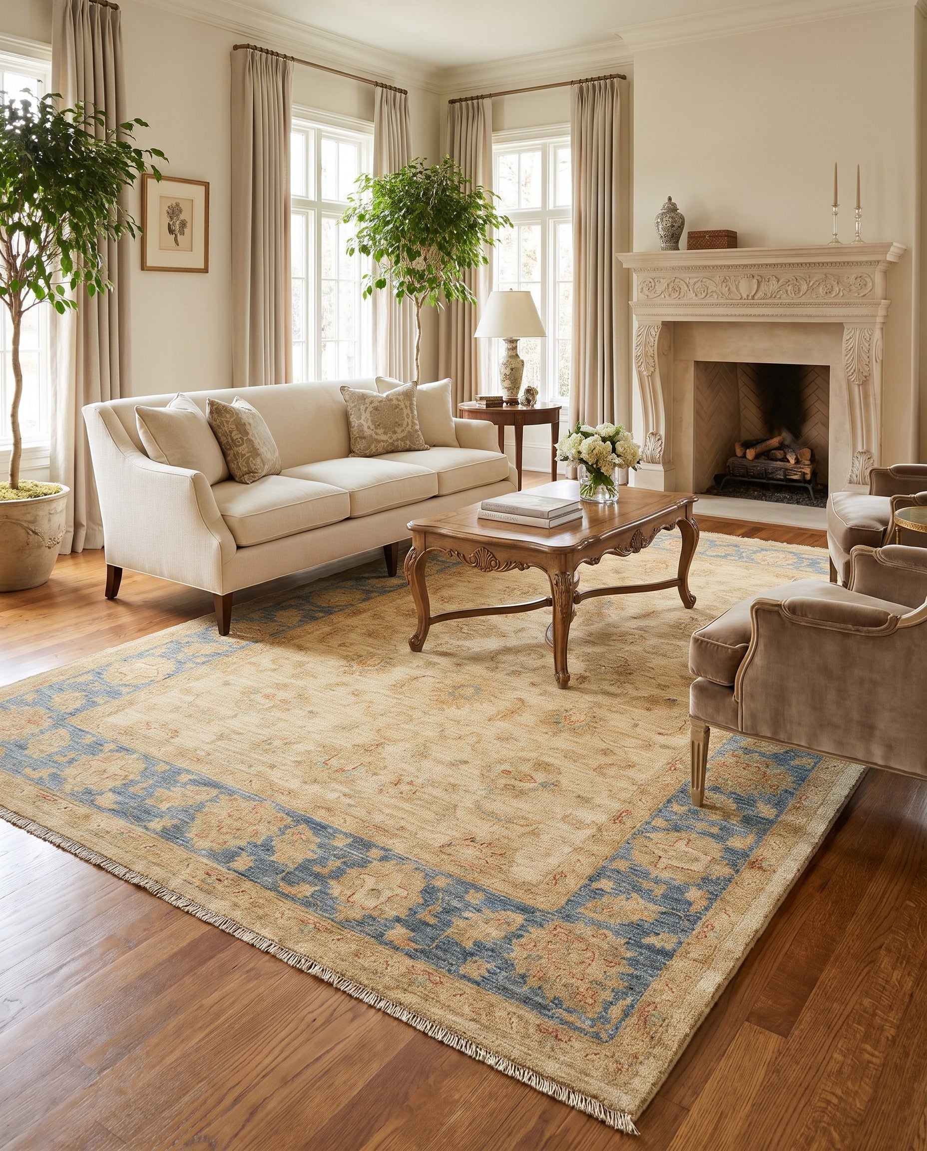 5' 8 x 7' 8 Kaizar Wool Rug