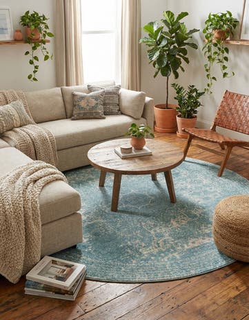 7' 10 x 7' 10 Dover Round Rug