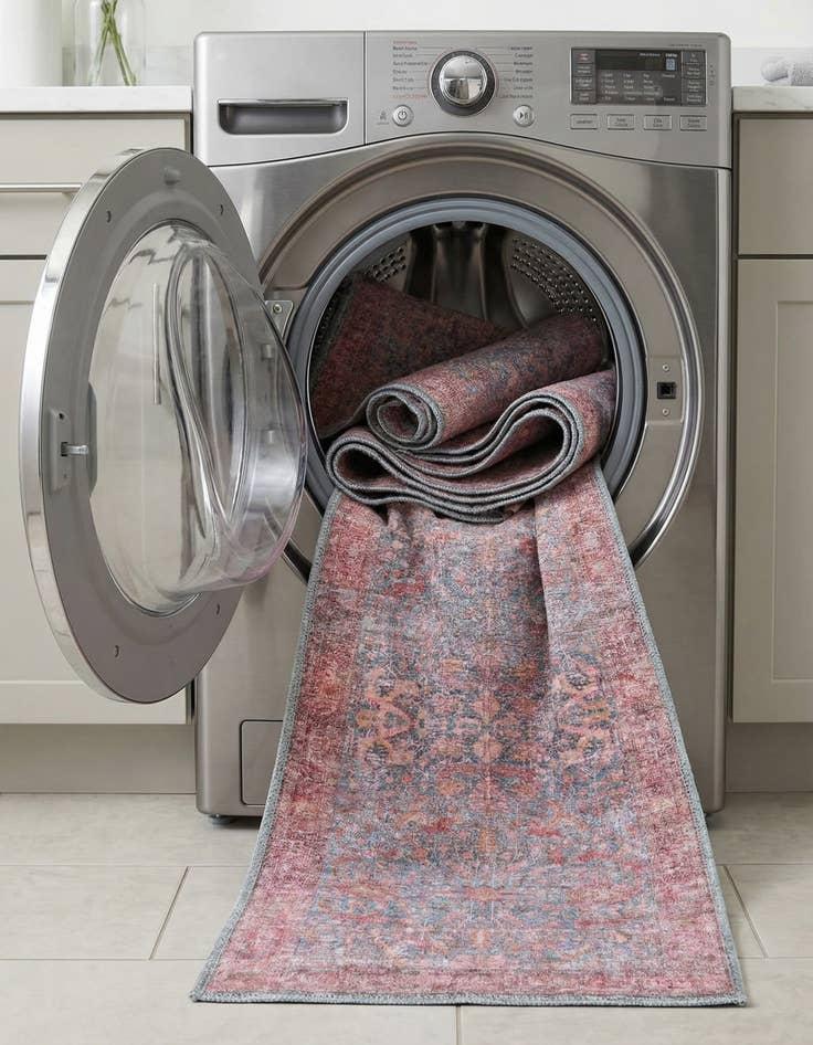 Detail image of 2' x 10'  Washable Mangata Runner Rug