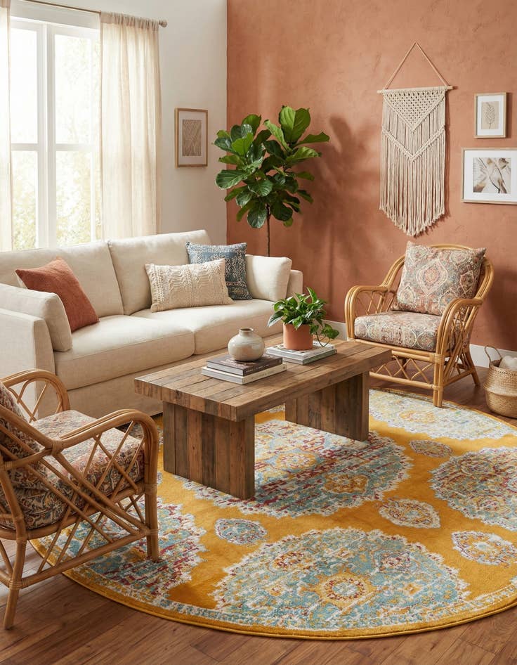 Detail image of 8' 2 x 8' 2 Paragon Round Rug