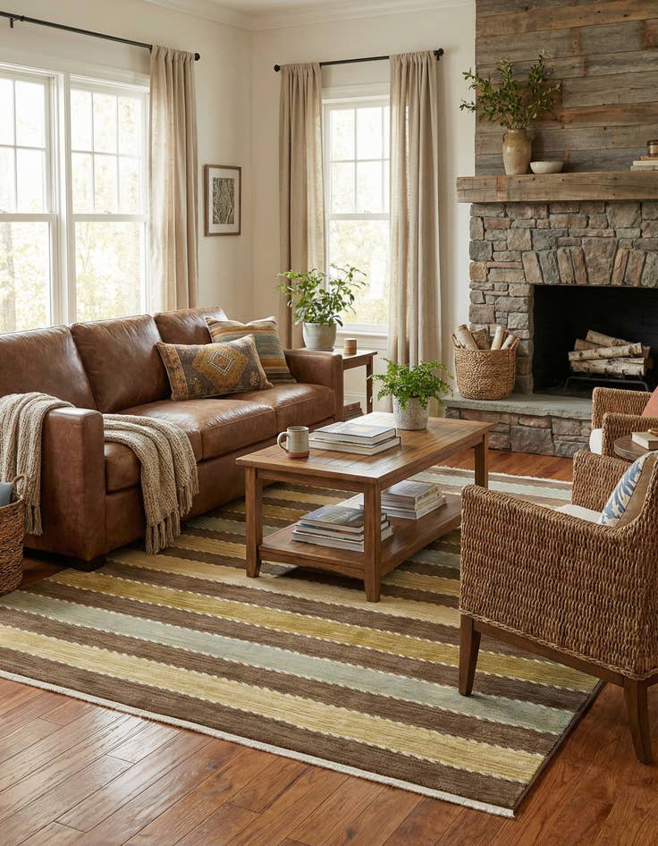 Detail image of  7' x 10' Kashkuli Gabbeh Rug