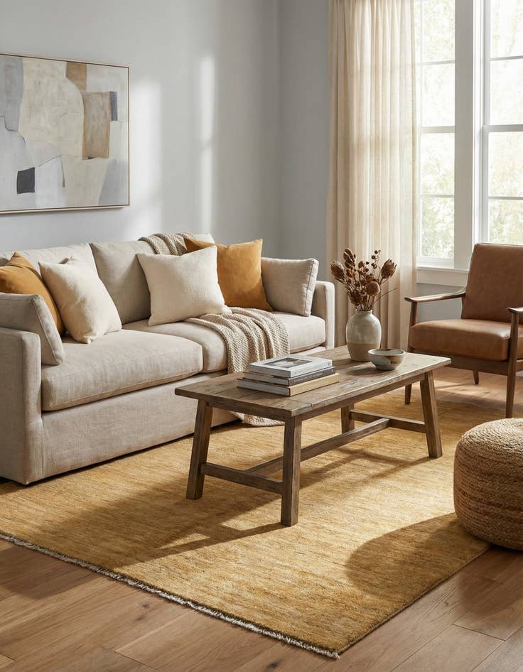 Detail image of 3' 7 x 4' 9  Hand Knotted Ultra Vintage Persian Wool Rug