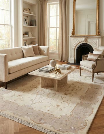 5' 7 x 7' 11 Hand Knotted Darya Rug
