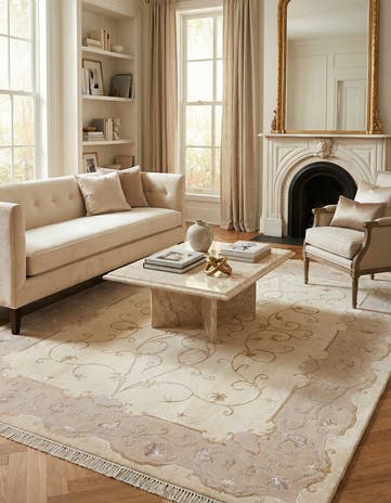5' 7 x 7' 11 Hand Knotted Darya Rug