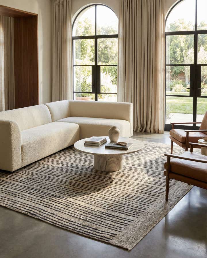 8' 8 x 12' 1 Hand Knotted Moroccan Wool Rug