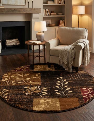 6' x 6' Cafe Round Rug