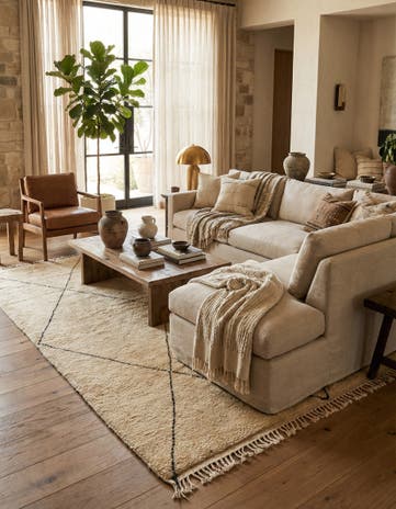 6' 3 x 8' 10 Berber Rug