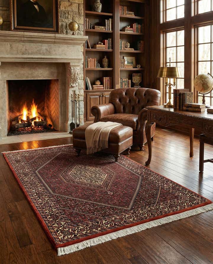 3' 6 x 6' Bidjar Wool Rug